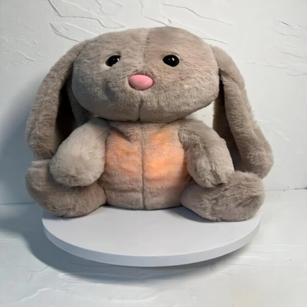 Breathing Rabbit Soothing Sensory Plush Toy With Relieve Anxiety Bunny Comforter Breathes For Newborn Conciliate Baby - Image 8